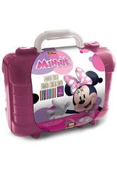 Minnie Mouse tampe et trousse de crayons de couleur Multiprint 42866