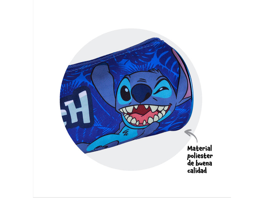 Stitch Estojo Redondo Forrado Toybag T106-134