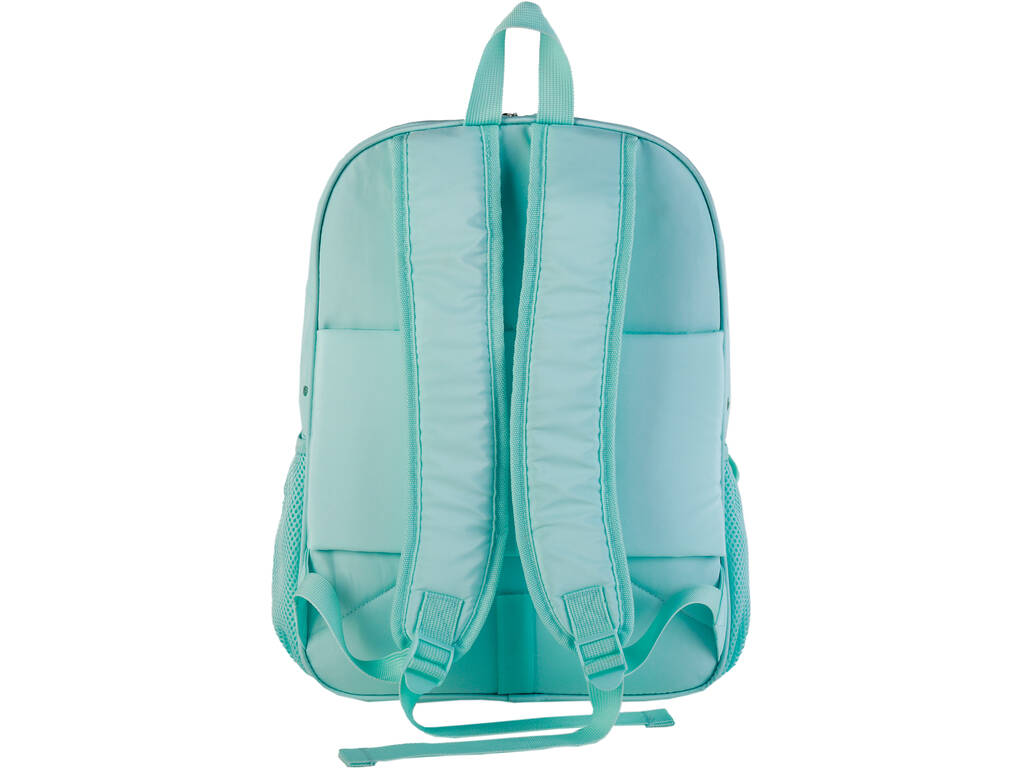 Blin Blin Corazones Menta Mochila Doble Compartimento Adaptable a Carro de Toybags T434-1033