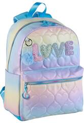 Sac  dos amricain Blin Blin Love avec accessoire Pom-Pom par Toybags T433-1027