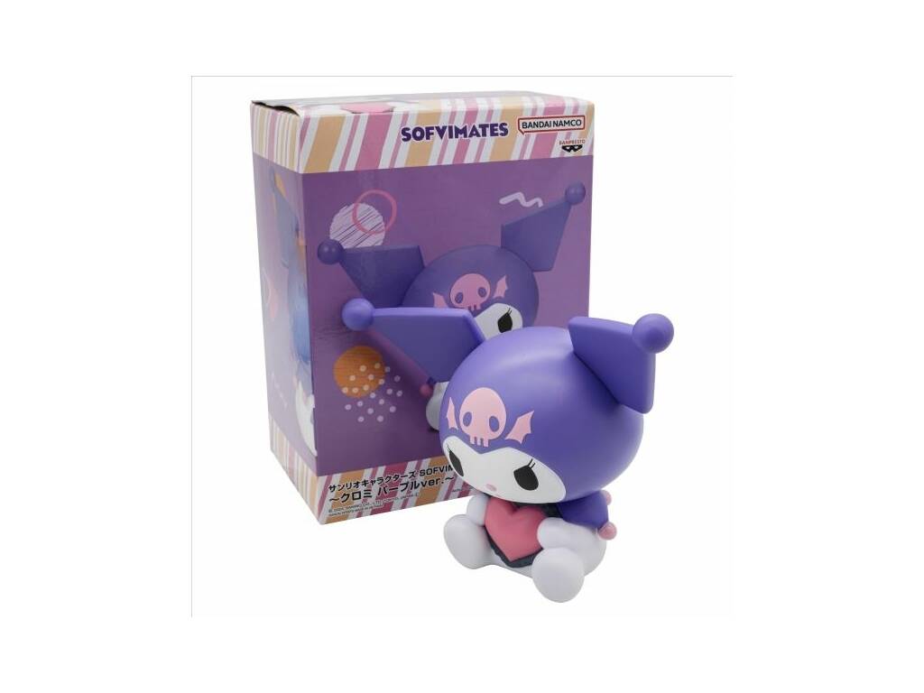 Sanrio Sofvimates Figura Kuromi Purple de 14 cm