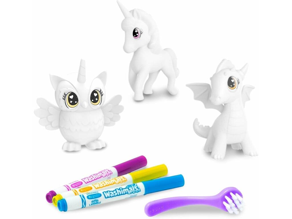 Washimals Fantastic Animals Set 3 Crayola Mascots 74-7700