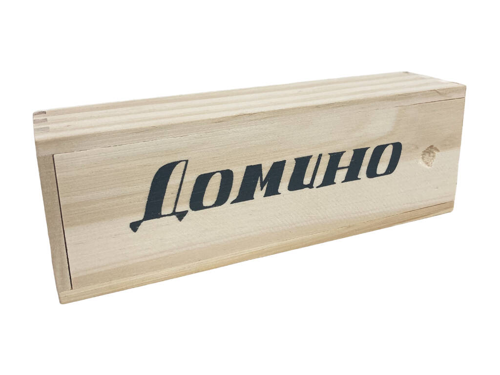 Domino 28 pezzi con scatola di legno