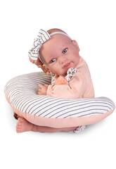 Antonio Juan Babypuppe Neugeborenes Pipa mit Stillkissen Paar 42 cm 50412