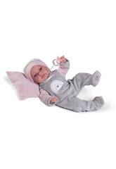 Bambola Bebè Baby Toneta Posture da 34 cm con Cuscino Antonio Juan 70363