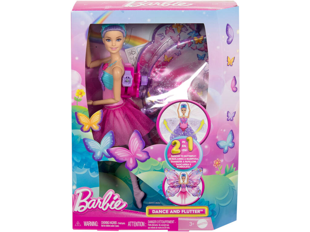 Barbie Dance And Flutter 2 en 1 Mattel HXJ10