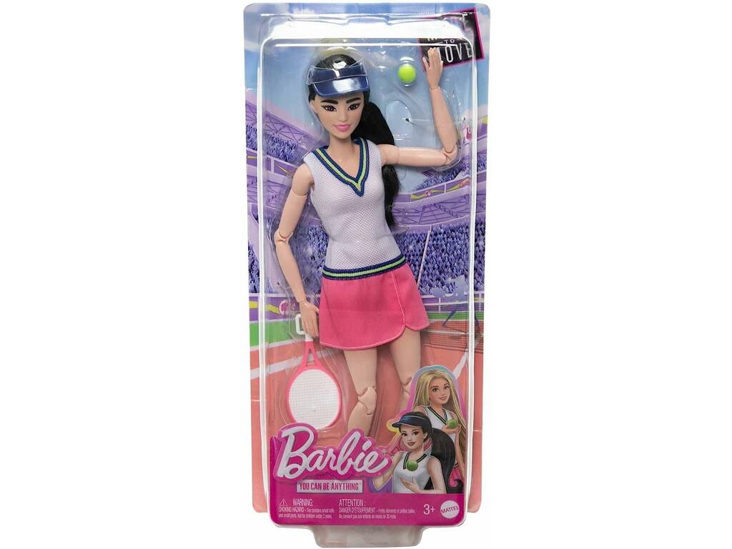 Barbie Made To Move Tennista di Mattel HKT73