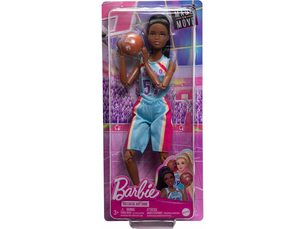 Barbie Made To Move Giocatrice di basket HKT74