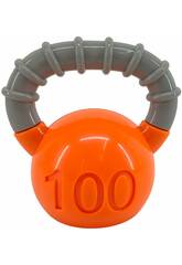 Hochet pour bb Kettlebell Orange 9x8,5 cm