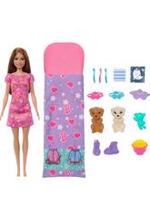 Barbie-Puppe Sleepover Puppies von Mattel HXN01