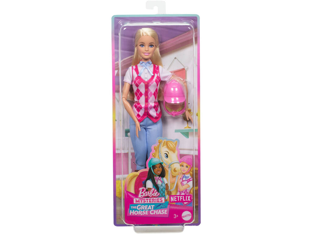 Poupée Barbie Cavalière Equitation Mattel HXJ38