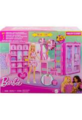 Barbie Dream Closet Muñeca, Conjunto y Accesorios de Mattel HXD58