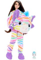 Barbie Cutie Reveal Farbenfrohe Trume Zebra-Puppe Mattel HRK39