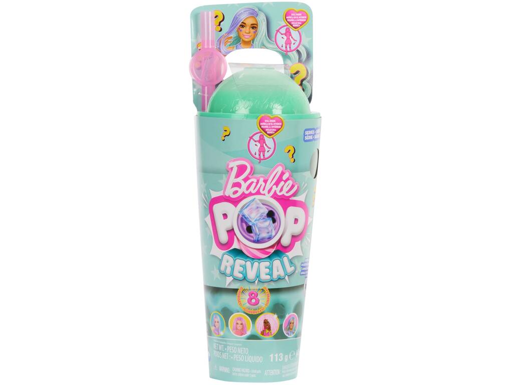 Barbie Pop Reveal Serie Té de Burbujas Verde Mattel HTJ21