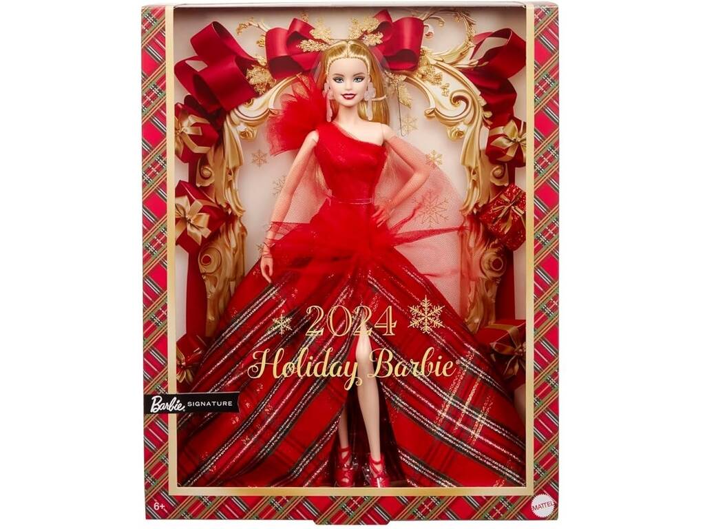 Barbie Signature Holiday Barbie 2024 Mattel HRM61