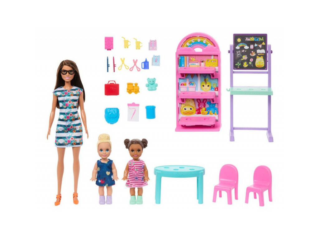 Barbie Escuela Infantil Mattel HRG85