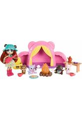 Enchantimals Campeggio d'orsi di Mattel HTW71