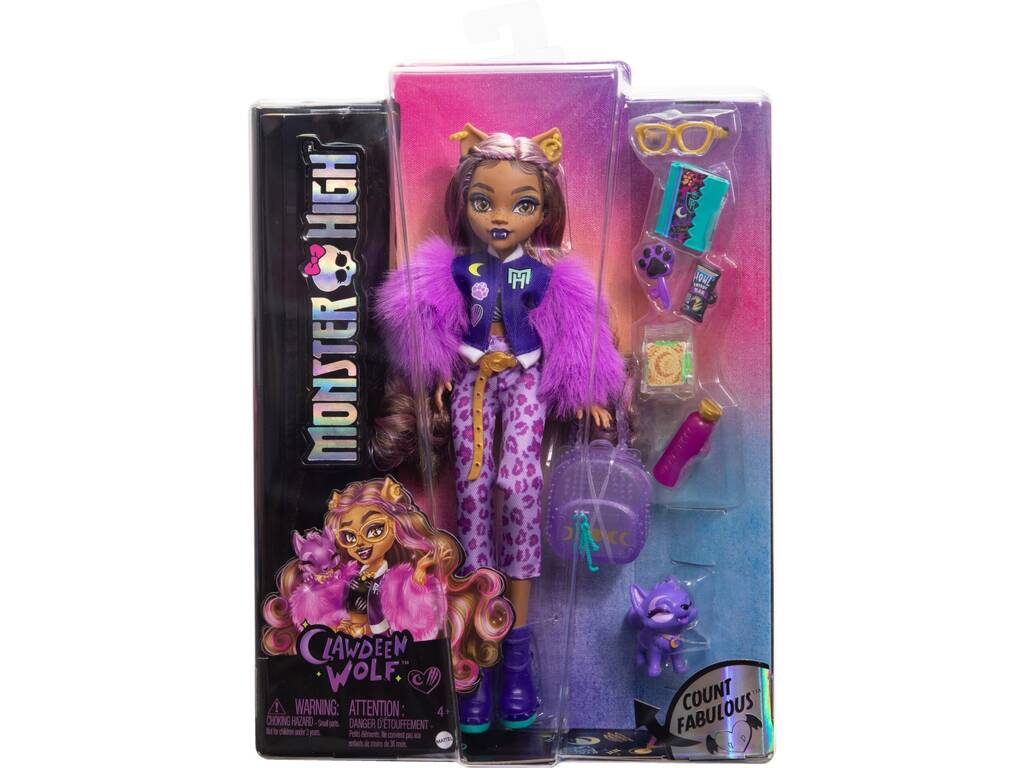 Loup Clawdeen de Monster High par Mattel HRP65