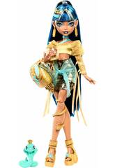 Monster High Poupée Cleo De Nile avec Hissette Mattel HXH74