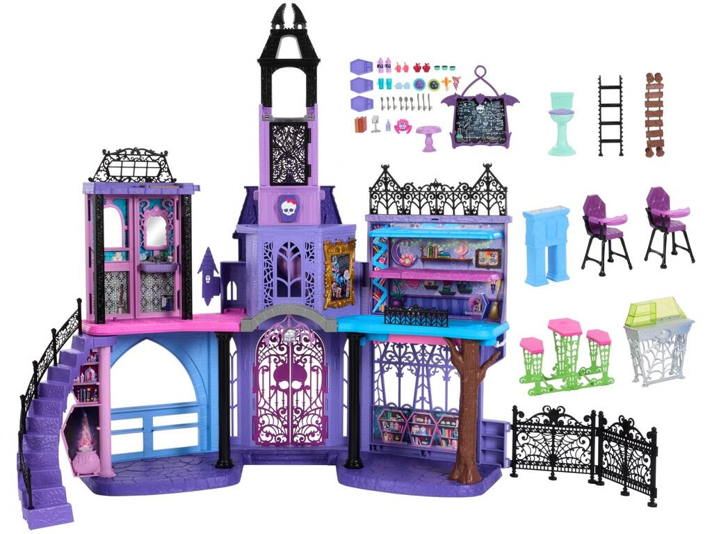 Monster High Casa De Muñecas Haunted High School Mattel HLP88