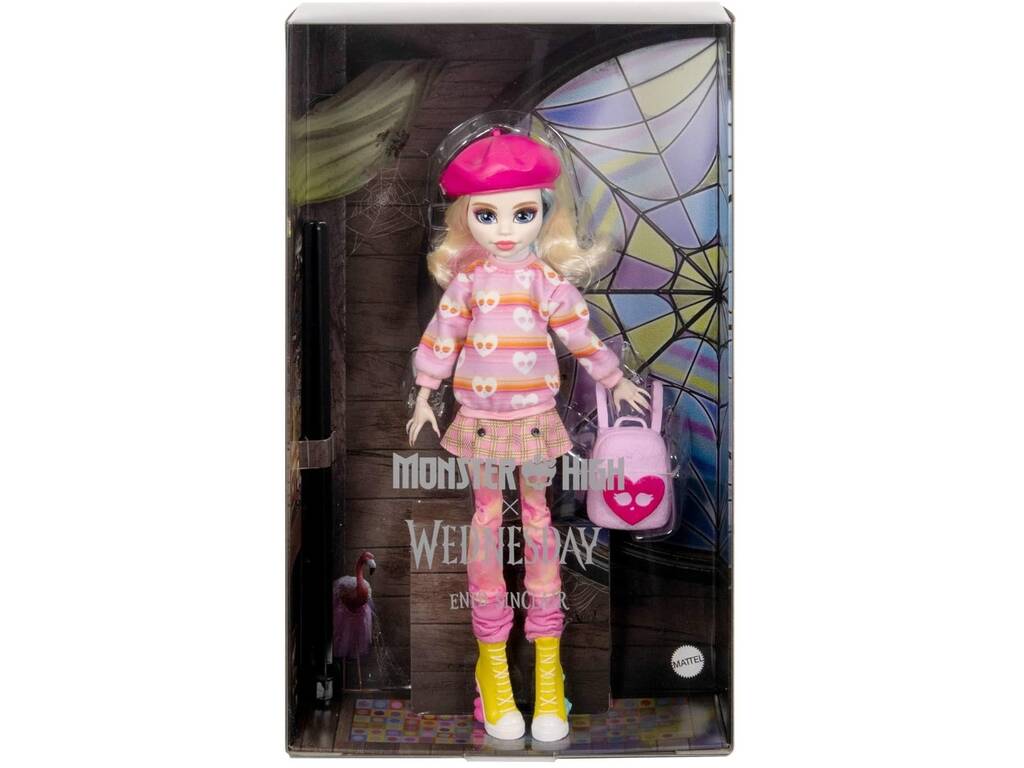 Monster High Wednesday Muñeca Enid Sinclair