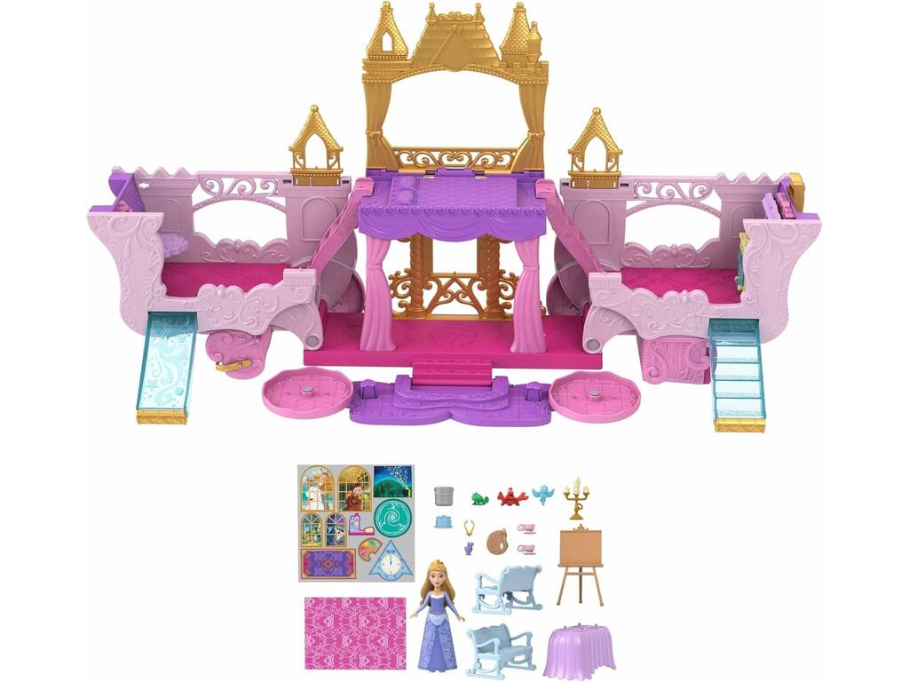 Principesse Disney Set da gioco carrozza e castello di Mattel HWX17