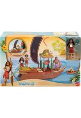 Vaiana 2 Canoa de Aventuras de Vaiana Mattel JBT78