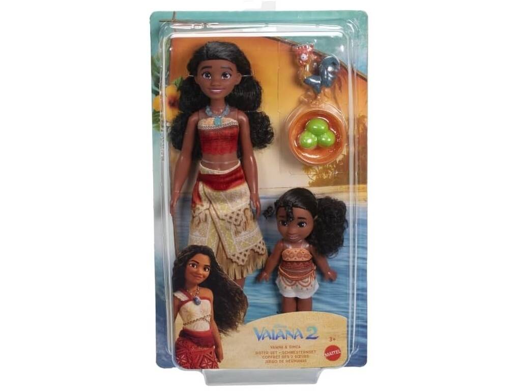 Vaiana 2 Pack Juego de Hermanas Mattel JBT66