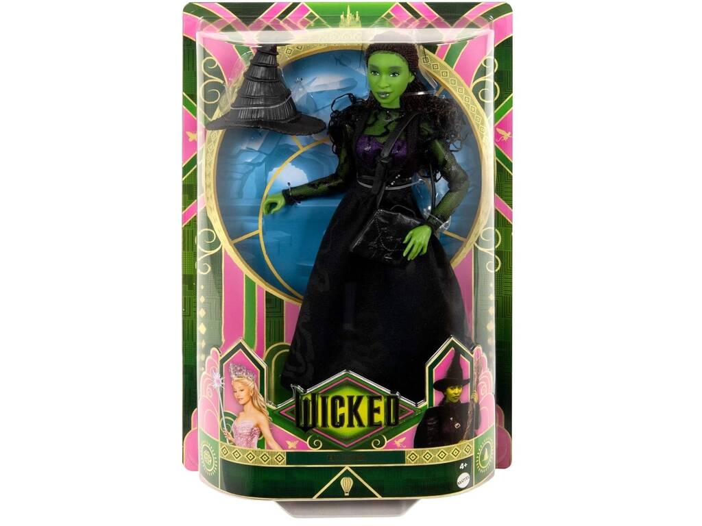 Wicked Muñeca Elphaba Thropp Mattel HXT62