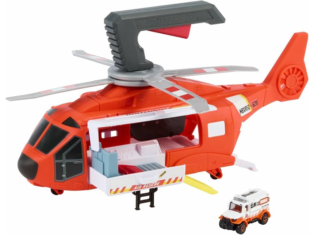 Matchbox Action Drivers Helicóptero De Rescate Mattel HXM74