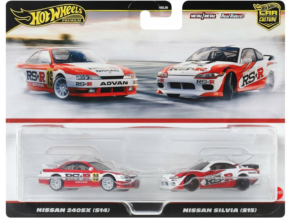 Hot Wheels Premium Pack 2 Cars Mattel HBL96