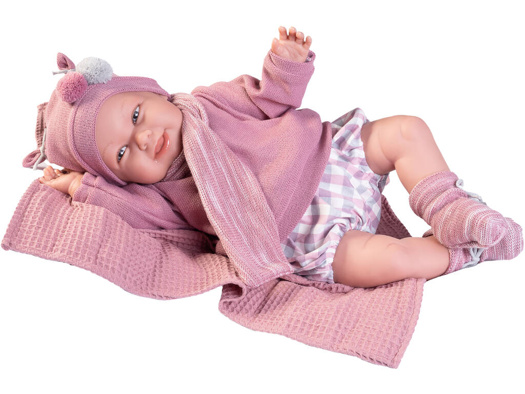 Baby Doll My First Reborn Martina 52 cm avec couverture Antonio Juan 81387