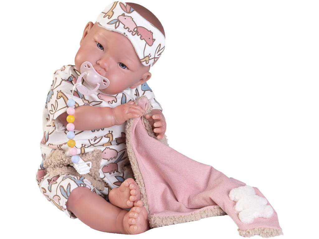 Puppe Baby Mein Erstes Reborn Alejandra 52 cm mit Schlafmaske Antonio Juan 81388