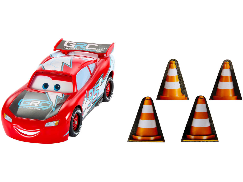 Cars GRC Relâmpago McQueen Derrapa e Corre Mattel HXJ34