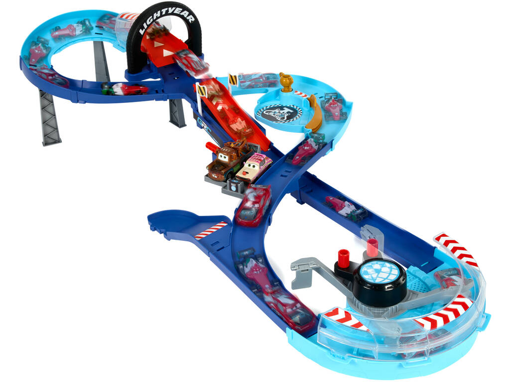 Cars Pista de Salto da Copa Mundial de Pilotos Mattel HXJ32