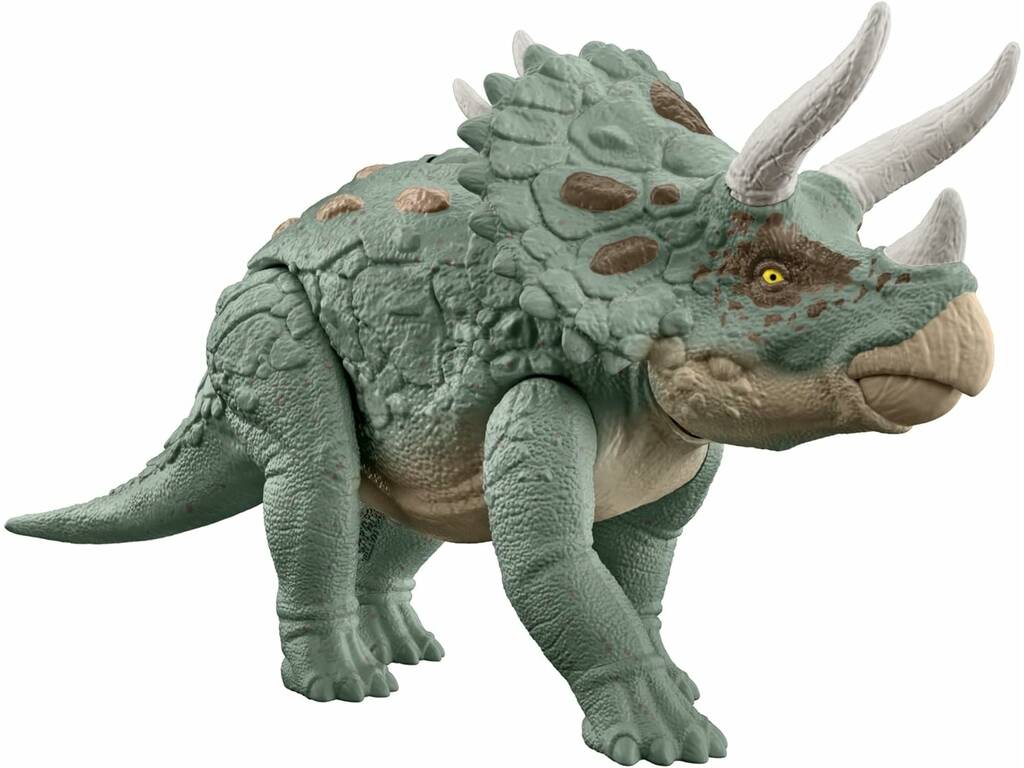 Jurassic World Giant Trackers Triceratops Figure Mattel HTK79