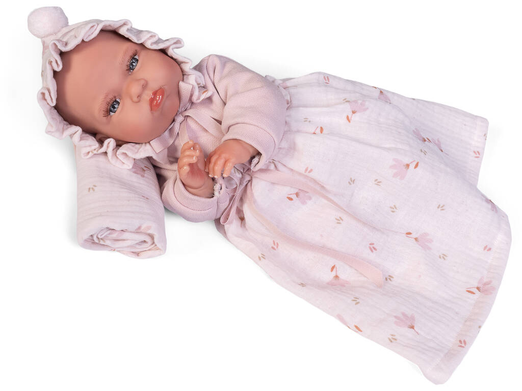 My Little Reborn Baby Doll Tufi 33 cm avec jupe Antonio Juan 82310