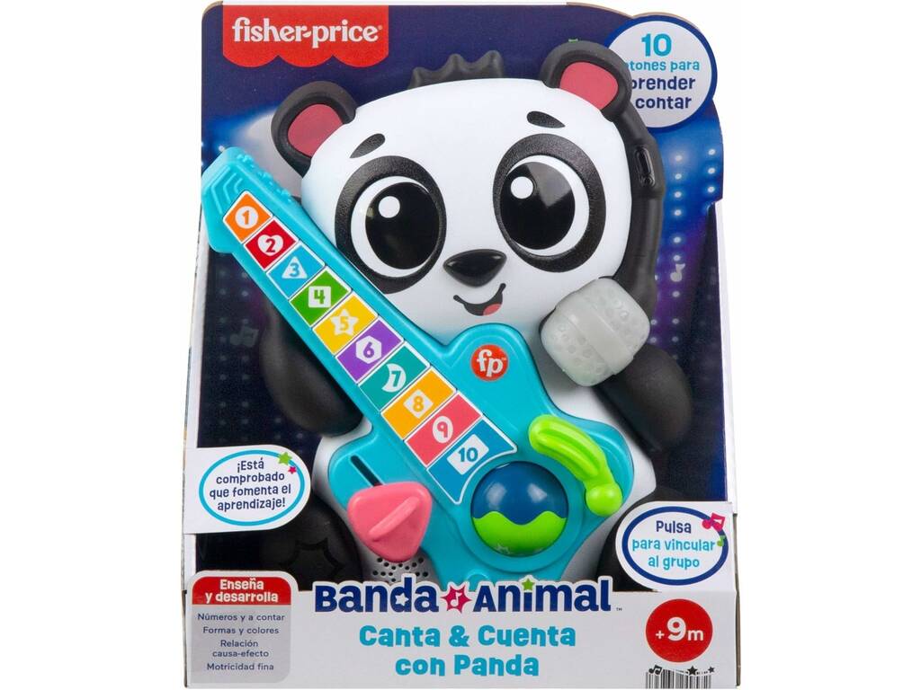 Fisher Price Banda Animale Canta e Racconta con Panda Mattel HYK93