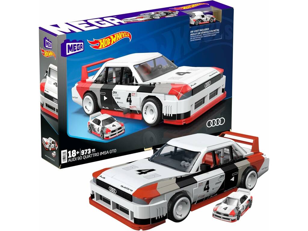 Mega Hot Wheels Audi 90 Quattro IMSA GTO Mattel HRY20