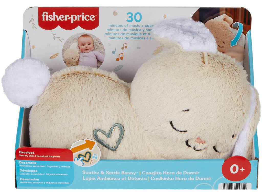 Fisher Price Peluche Conejito Dulces Sueños Mattel HXG97