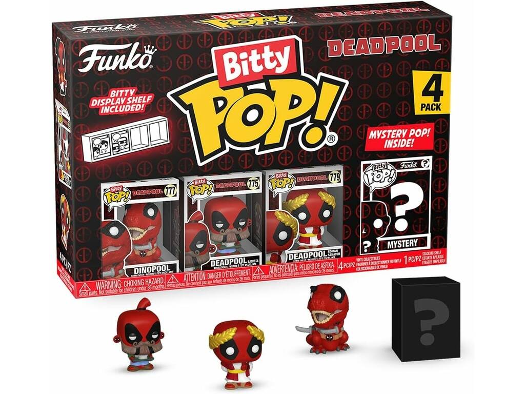 Funko Pop Bitty Deadpool Pack 4 Mini Figuras 84961