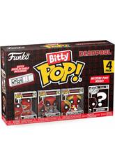 Funko Pop Bitty Deadpool Pack 4 Mini Figuras 84961