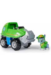 Paw Patrol Jungle Pups Figur Rocky mit Turtle Fahrzeug von Spin Master 6067763