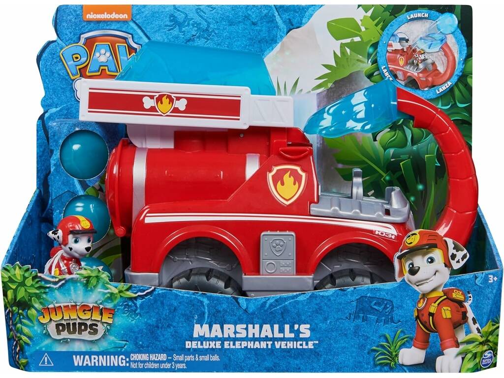 Paw Patroll Jungle Pups Elefante Deluxe di Marshall Spin Master 6068023