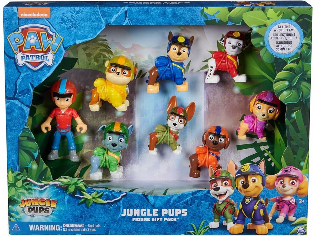 Paw Patrol Jungle Pups Figura 8 Pack Spin Master 6068184