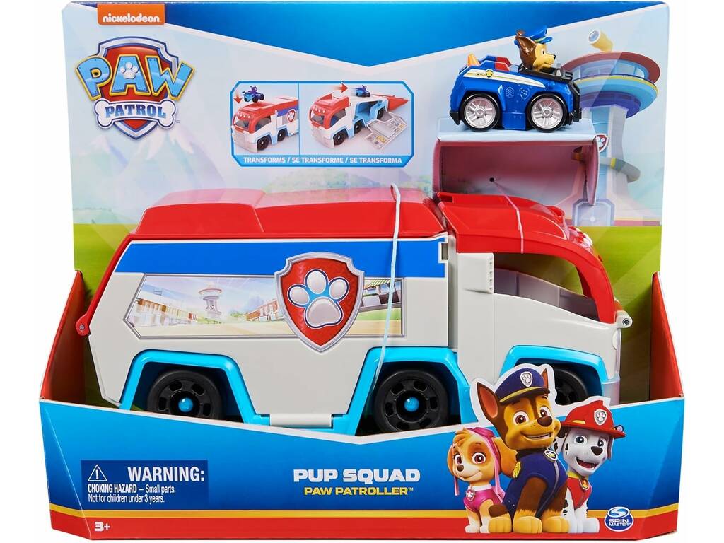 Patrouille Canine Pup Squad Paw Patroller Spin Master 6071544