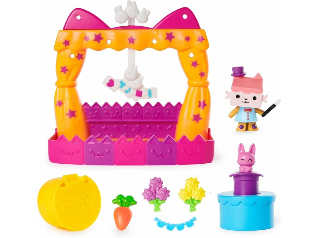 A Casa de Bonecas da Gabby Set Varanda de Espetáculo de Talentos Baby Box Cat Spin Master 6071358