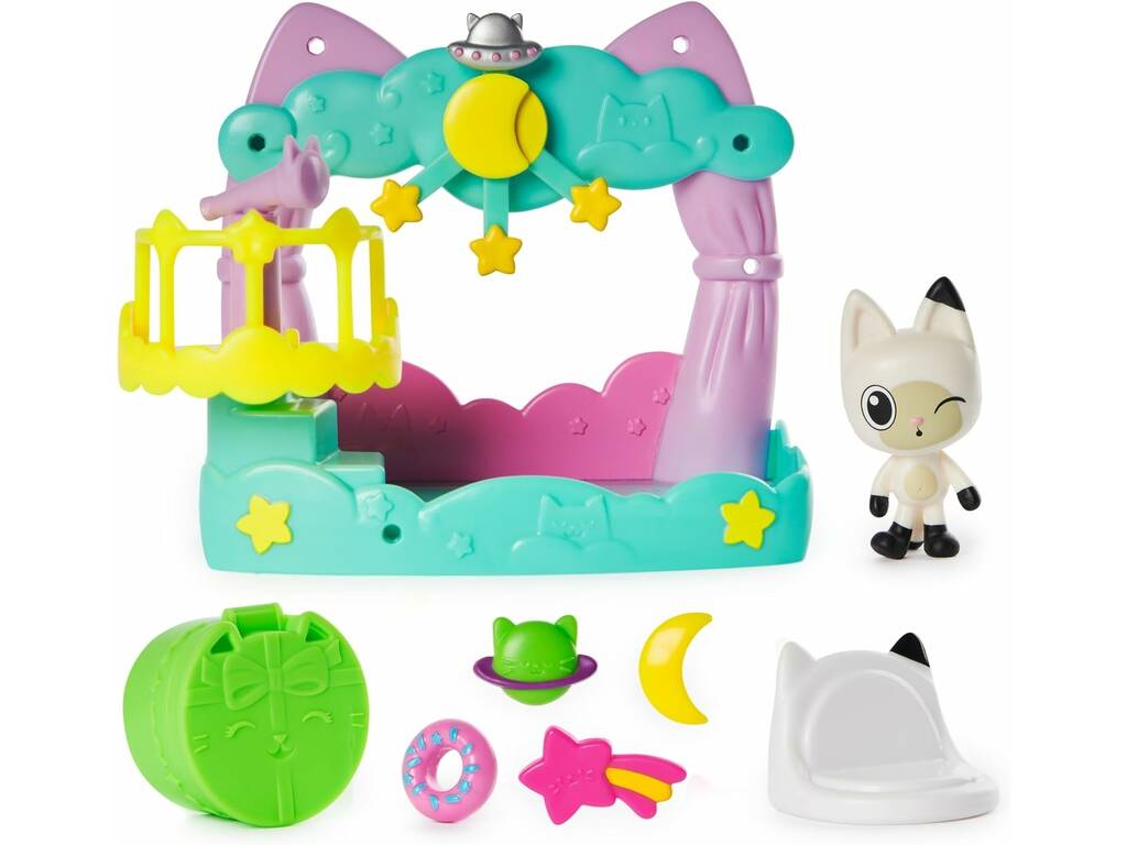 La Casa de Muñecas de Gabby Set Balcón Mirador de Ensueño de Pandy Paws Spin Master 6071360