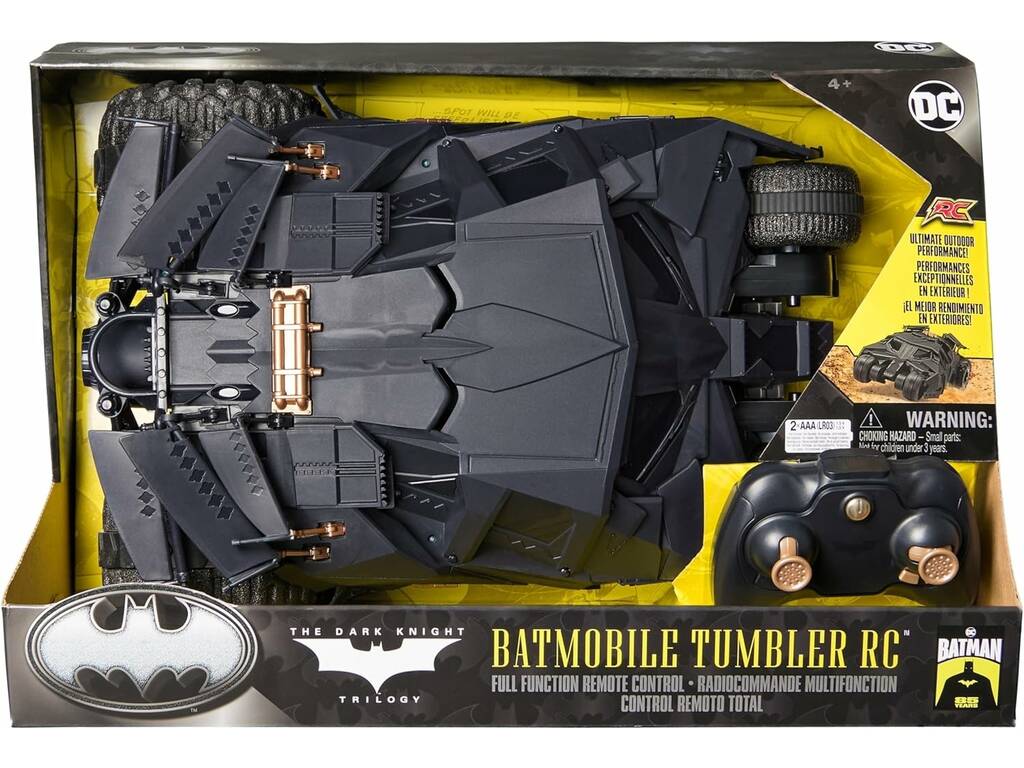 Batman Rádio Controlo The Dark Knight Trilogy Batmobile Tumble 85 Aniversário