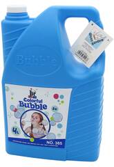 Carafe bleue avec liquide  bulles de savon 4000 ml